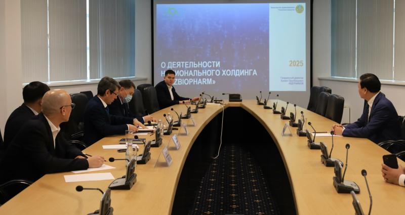 Советник Президента РК Алексей Цой посетил Национальный холдинг «QazBioPharm»