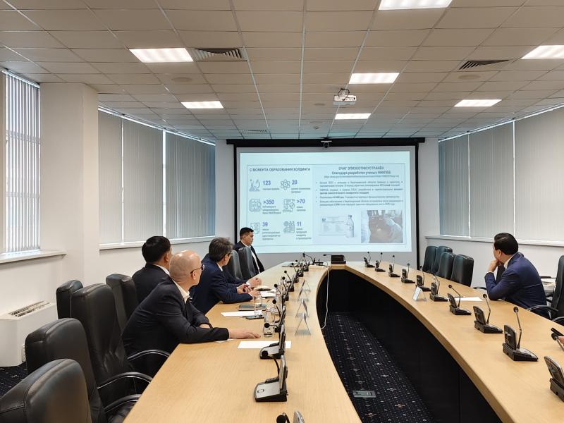 Советник Президента РК Алексей Цой посетил Национальный холдинг «QazBioPharm»