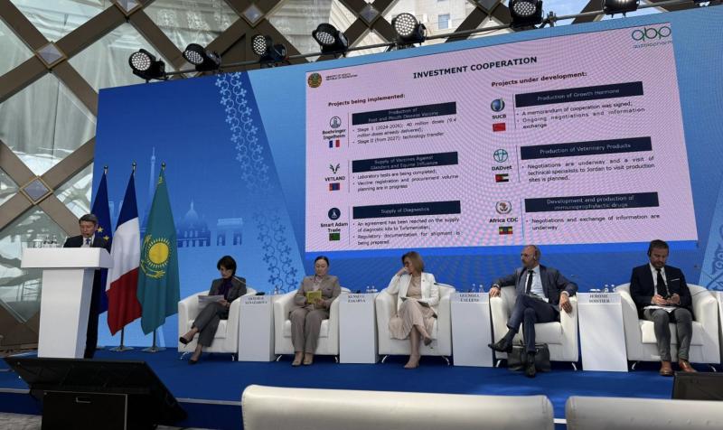 Казахстанско-французский бизнес-форум: QazBioPharm презентовал стратегические приоритеты отрасли
