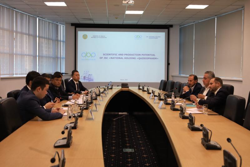 Иорданская делегация посетила Национальный холдинг «QazBioPharm»